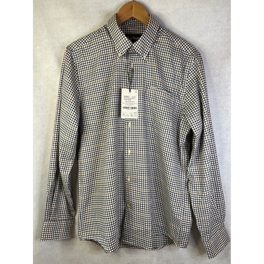 Barbour Men's M Henderson Regular Fit Thermo Wave Checked Button-Up‎ Shirt NWT